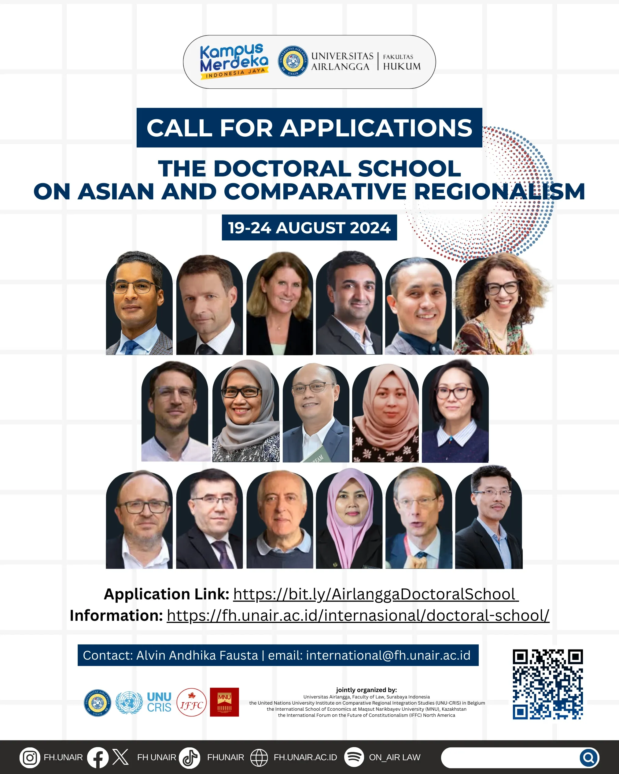 call for applications doctoral school update